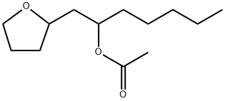 Tetrahydro-α-pentyl-2-furanethanol acetate Struktur