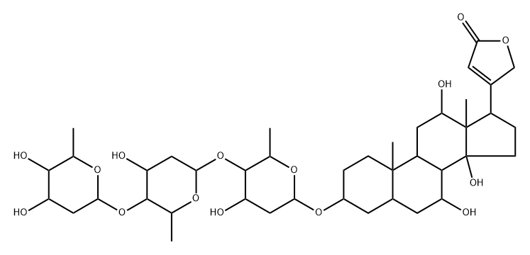 7-hydroxydigoxin Struktur