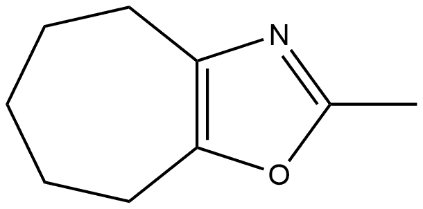 4H-Cycloheptoxazole, 5,6,7,8-tetrahydro-2-methyl- Structure