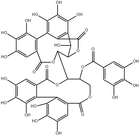 カスアリニン 化学構造式