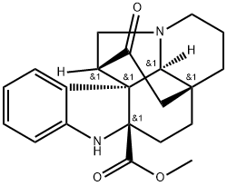 去甲氧羰基蕊木碱甲酯, 80151-89-9, 结构式