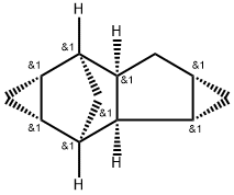 2,4-Methano-1H-dicycloprop[a,f]indene,decahydro-,(1a-alpha-,1b-bta-,2-bta-,2a-alpha-,3a-alpha-,4-bta-,4a-bta-,5a-alpha-)-(9CI) Structure