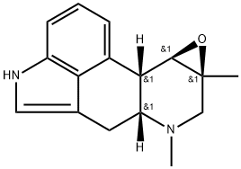 エポキシアグロクラビンI 化学構造式