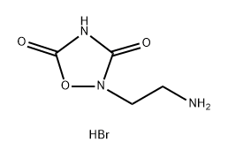 1,2,4-Oxadiazolidine-3,5-dione, 2-(2-aminoethyl)-, hydrobromide (1:1)