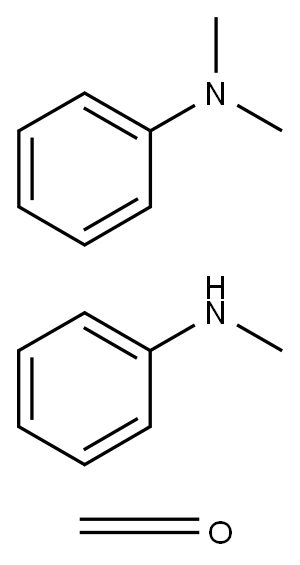 氧化(甲醛、N,N-二甲基苯胺、N-甲基苯胺)的反应产物盐酸盐 结构式