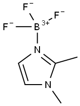 (1,2-dimethyl-1H-imidazole-N3)trifluoroboron Structure