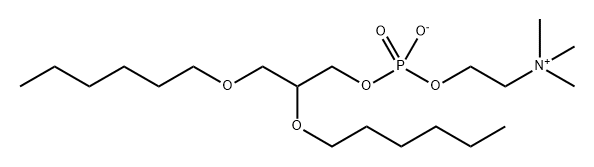 DL-DIHEXYLPHOSPHATIDYLCHOLINE * (HEXYL ETHER) Structure