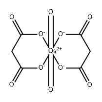 dioxobis(malonatoosmalate)(IV) 结构式