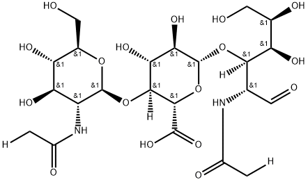 N-acetylglucosaminylglucuronic acid-N-acetylglucosamine Structure