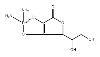 diammineascorbatoplatinum(II) Struktur