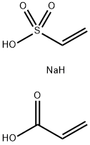 2-Propenoic acid, polymer with sodium ethenesulfonate, sodium salt Struktur