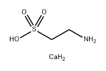 Ethanesulfonic acid, 2-aMino-, calciuM salt (2:1) Struktur