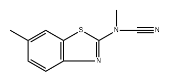 2-Benzothiazolecarbamonitrile,N,6-dimethyl-(7CI) 结构式