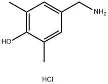 4-(氨基甲基)-2,6-二甲基苯酚盐酸盐, 937-36-0, 结构式