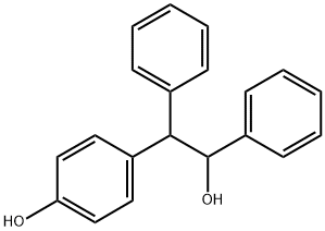 4-Hydroxy-α,β-diphenylbenzeneethanol Struktur