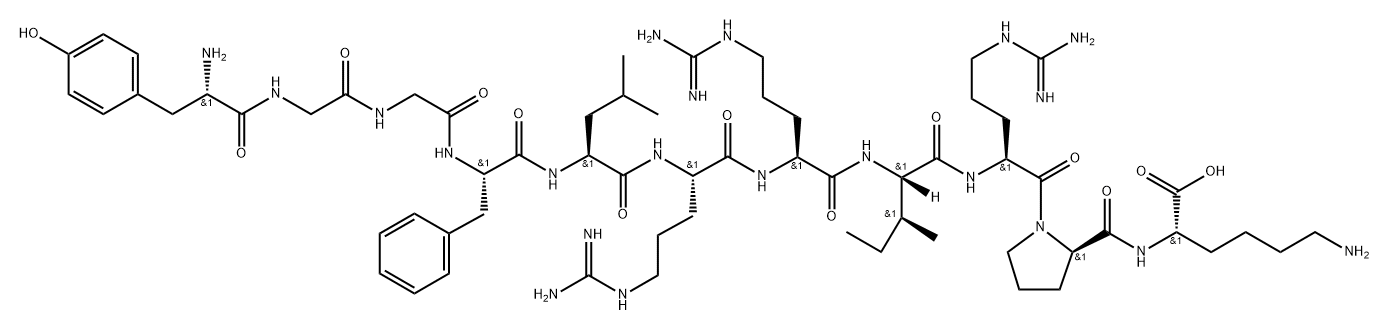 dynorphin (1-11), Pro(10)- Structure