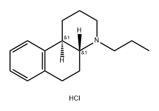 rel-1,2,3,4,4aα*,5,6,10bβ*-オクタヒドロ-4-プロピルベンゾ[f]キノリン·塩酸塩 化学構造式