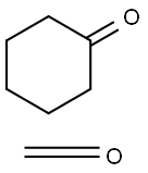 Formaldehyde, reaction products with cyclohexanone  Structure