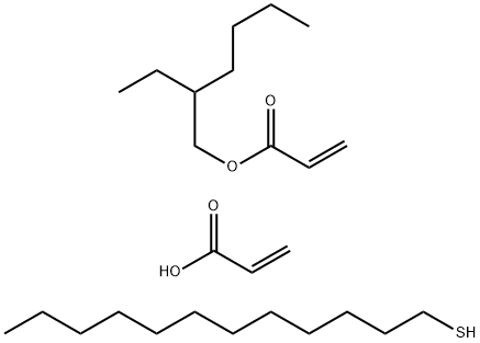 2-Propenoic acid, telomer with 1-dodecanethiol and 2-ethylhexyl 2-propenoate 2-propenoic acid, telomer with 1-dodecanethiol and2-ethylhexyl 2-propenoate Structure