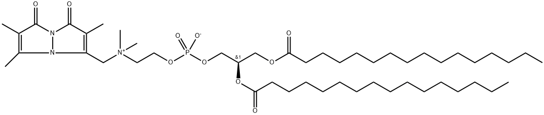 1,2-bis-manephosphotidylcholine 结构式