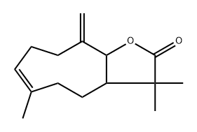 [3aS,6E,10aS,(+)]-3,3aβ,4,5,8,9,10,10aα-Octahydro-3,3,6-trimethyl-10-methylene-2H-cyclonona[b]furan-2-one|
