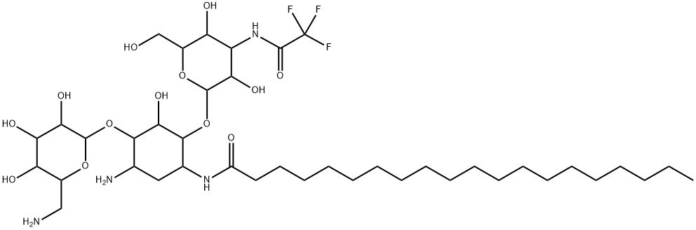 1-eicosanoyl-3''-N-(trifluoroacetyl)kanamycin Structure