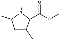Proline, 3,5-dimethyl-, methyl ester, (2-alpha-,3-ba-,5-ba-)- (9CI) Structure
