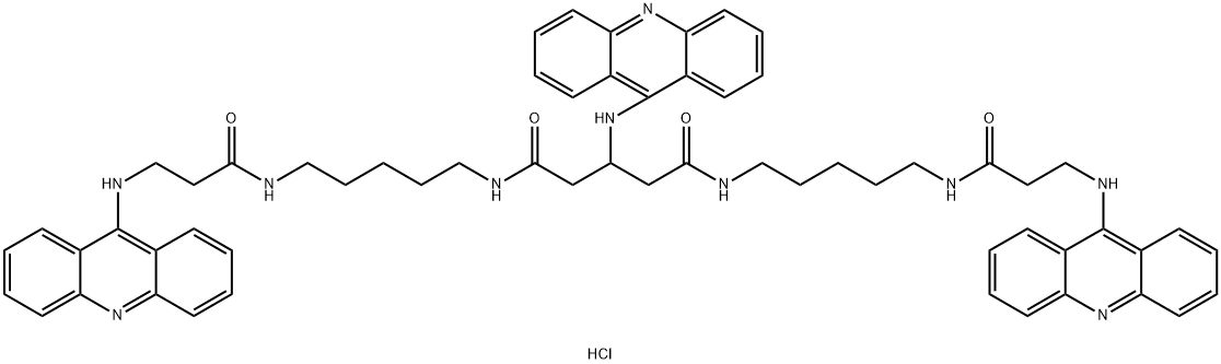 acridine trimer 1 结构式