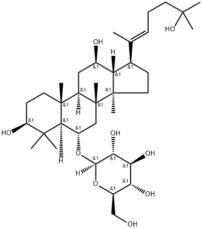 Pseudoginsenoside Rh1 Structure
