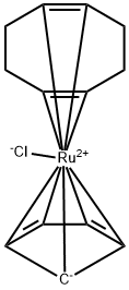 Chloro[(1,2,5,6H)-1,5-cyclooctadiene] (H5-2,4-Cyclopentadiene-1-yl) Ruthenium 结构式