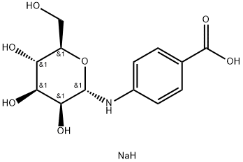 4-(α-D-Mannopyranosylamino)benzoic acid sodium salt Structure