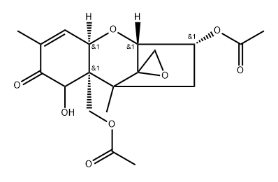 3,15-diacetyldeoxynivalenol 结构式
