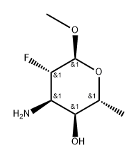 2-Fluororistosamine 结构式