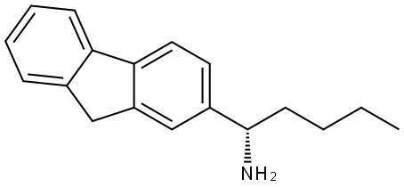 (1S)-1-FLUOREN-2-YLPENTYLAMINE 结构式