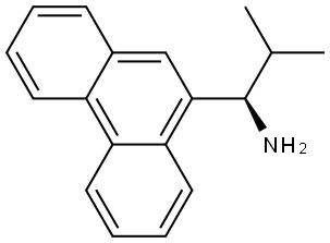 (1R)-2-METHYL-1-(9-PHENANTHRYL)PROPYLAMINE 结构式