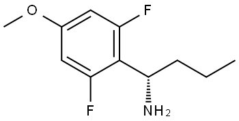 (1S)-1-(2,6-DIFLUORO-4-METHOXYPHENYL)BUTAN-1-AMINE 结构式