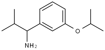 2-METHYL-1-[3-(METHYLETHOXY)PHENYL]PROPYLAMINE 结构式