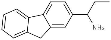 1-(9H-FLUOREN-2-YL)PROPAN-1-AMINE 结构式