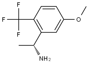 (1R)-1-[5-METHOXY-2-(TRIFLUOROMETHYL)PHENYL]ETHYLAMINE 结构式