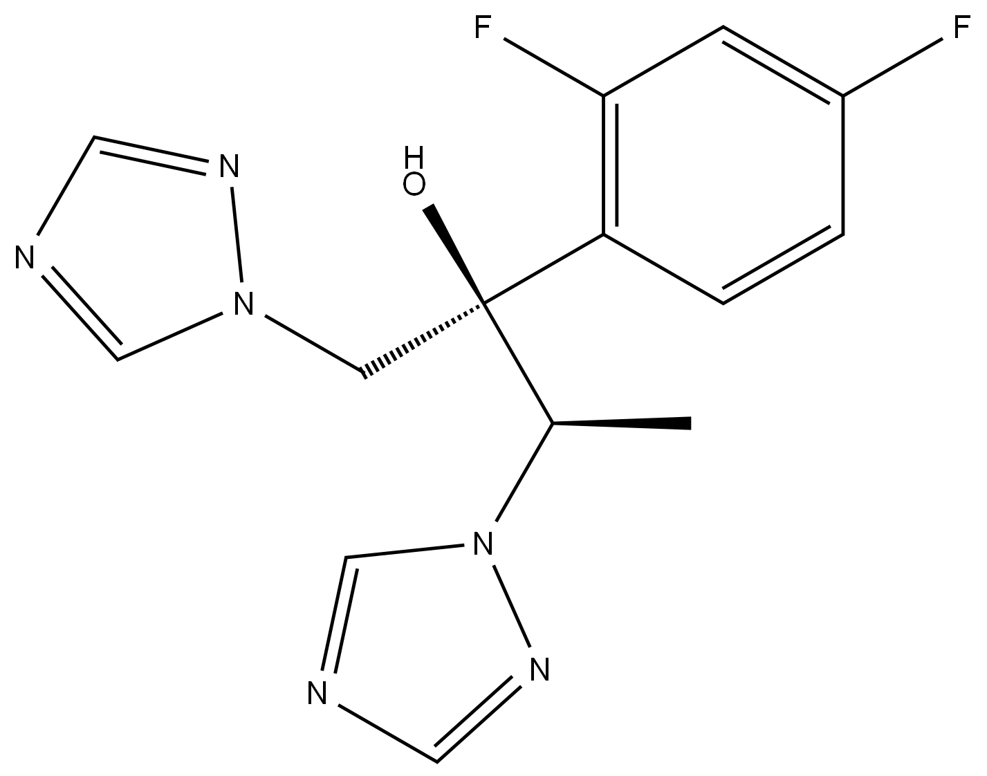 氟康唑杂质6, 150852-09-8, 结构式