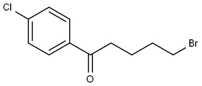 5-Bromo-1-(4-chlorophenyl)-1-oxopentane 结构式