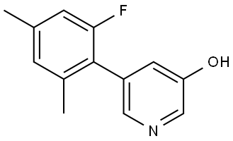 5-(2-Fluoro-4,6-dimethylphenyl)-3-pyridinol Structure