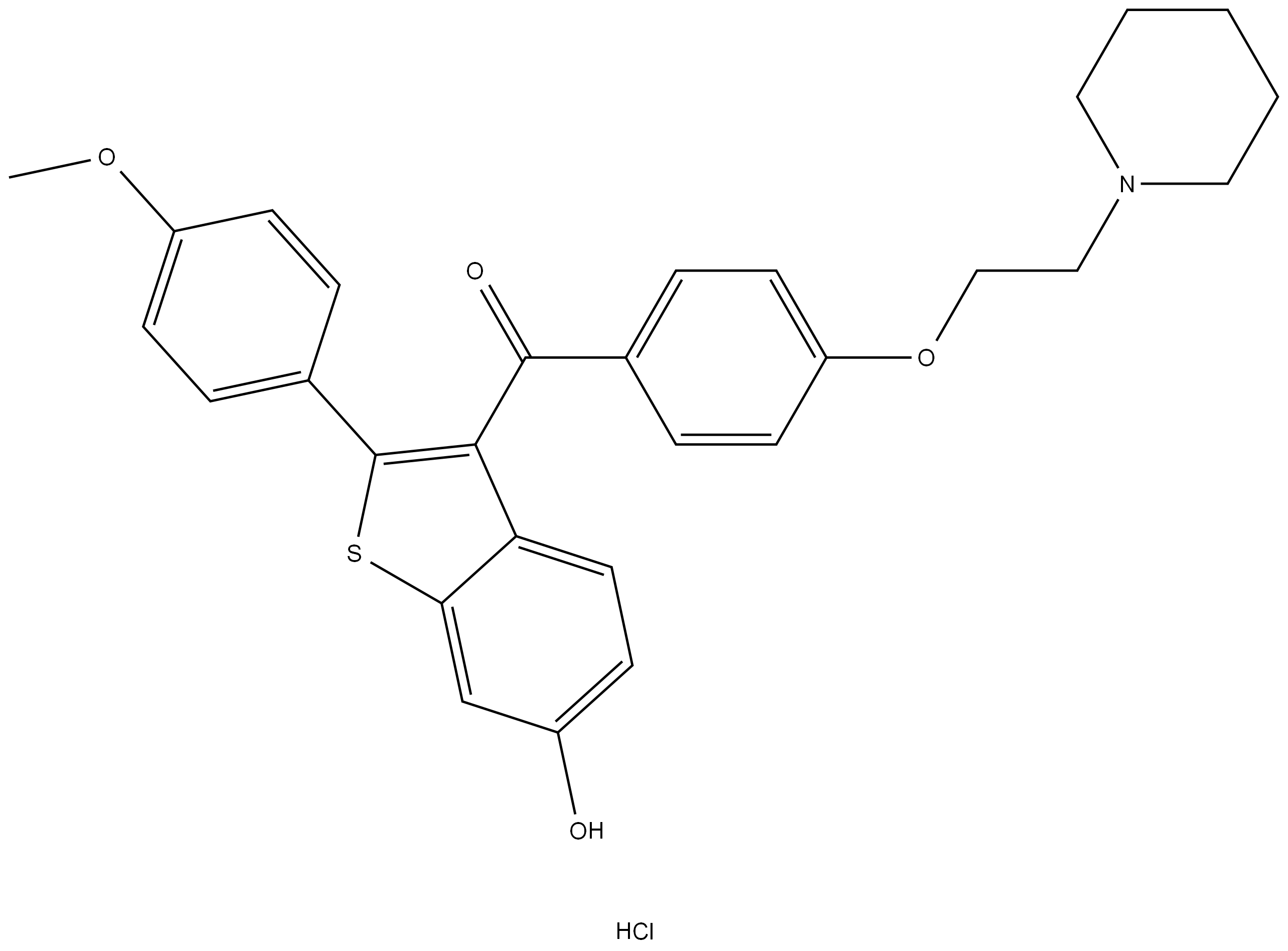 雷洛昔芬杂质 2, 173773-26-7, 结构式