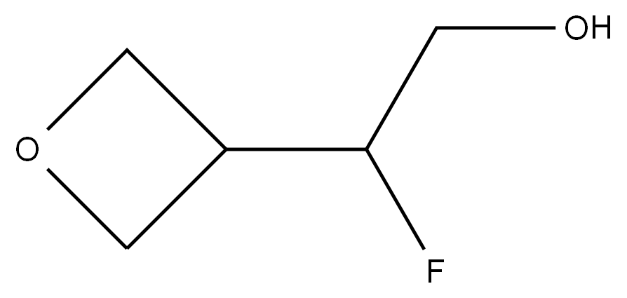 2-Fluoro-2-(oxetan-3-yl)ethanol Struktur