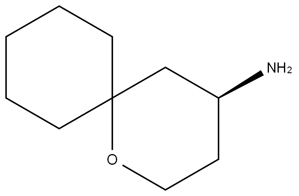 (4S)-1-OXASPIRO[5.5]UNDECAN-4-AMINE 结构式