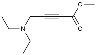 methyl 4-(diethylamino)but-2-ynoate 结构式