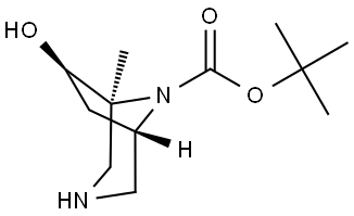 (1S,5S,7R)-7-羟基-1-甲基-3,8-二氮杂双环[3.2.1]辛烷-8-羧酸叔丁酯, 2924732-56-7, 结构式