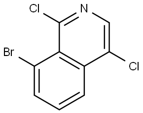 8-溴-1,4-二氯异喹啉, 2947637-01-4, 结构式