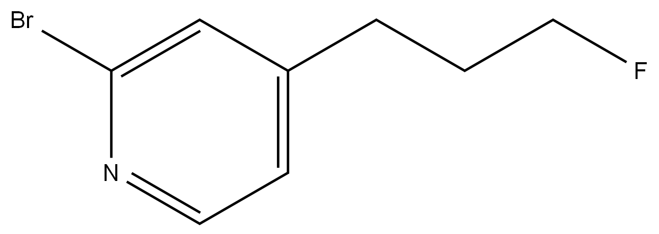 2-溴-4-(3-氟丙基)吡啶, 3023455-30-0, 结构式