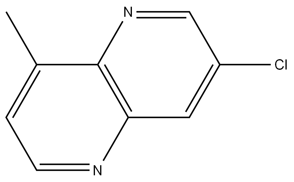 3-氯-8-甲基-1,5-萘啶, 3024323-18-7, 结构式